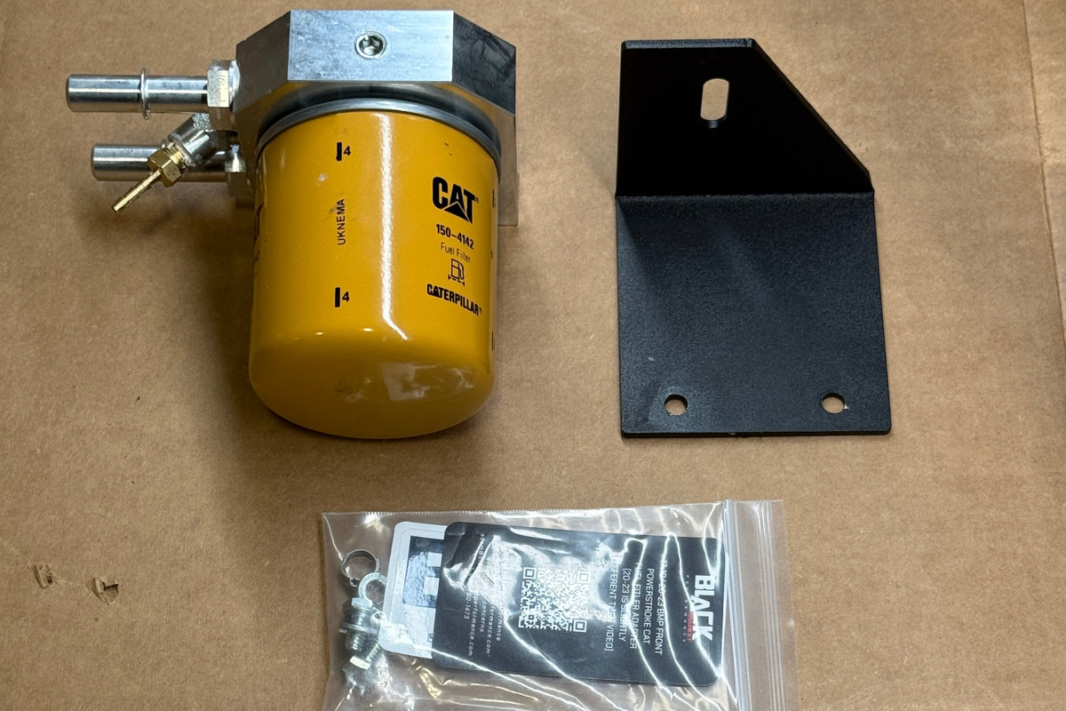 17-19 6.7 Powerstroke Cat Fuel Filter Adapter & Fuel Bowl Delete - Auction - The Diesel Market Place