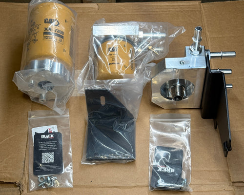 17-19 6.7 Powerstroke Front & Rear Cat Fuel Filter Adapter & Fuel Bowl Delete - Auction