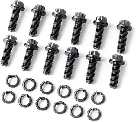 12 Point up Pipe Bolt Set Compatible with 2001-2016 Chevy Silverado/Gmc Sierra 6.6L LBY LLY LBZ LMM LML Duramax Diesel