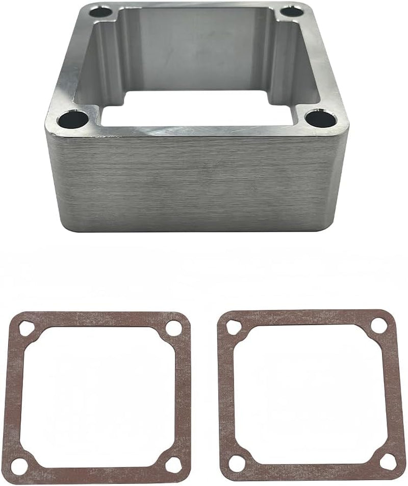 Cummins Engine Air Intake Connection Spacer Air Intake Heater Spacer W/Gaskets Compatible with 1994-2009 Dodge Ram Cummins 12V ISB QSB 5.9L 2500 3500