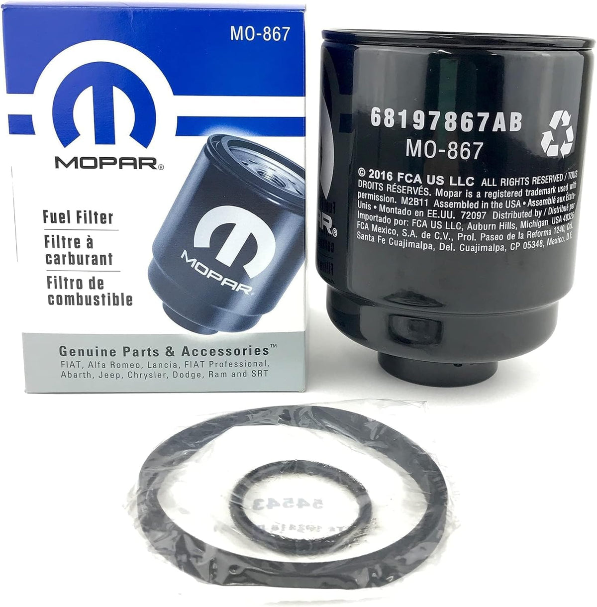 Fuel/Water Separator Filter Kit (68197867AB)