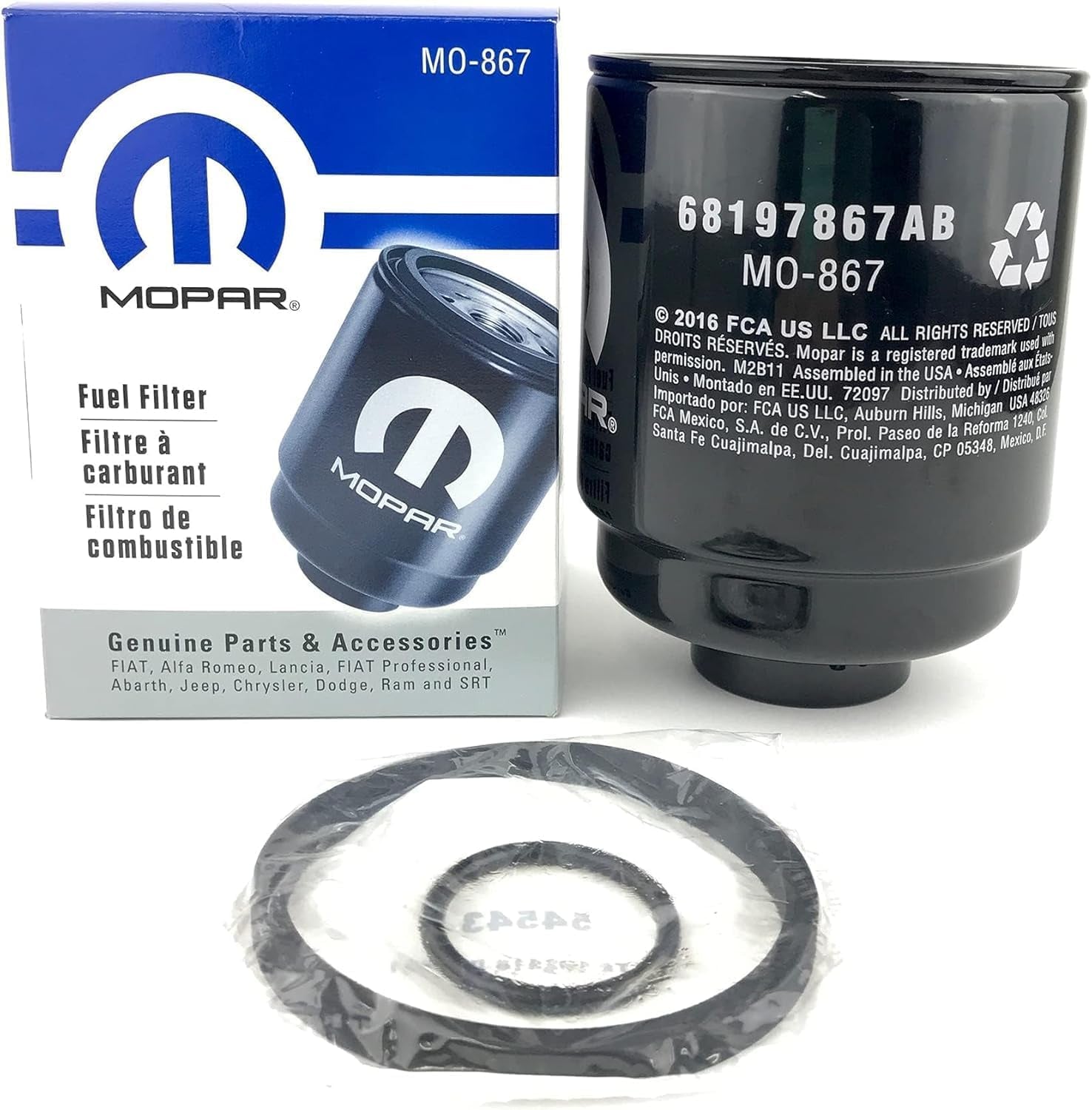 Fuel/Water Separator Filter Kit (68197867AB)