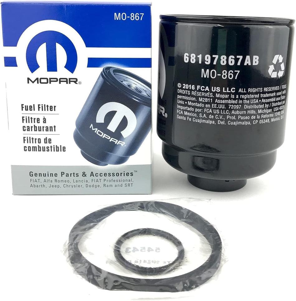 Fuel/Water Separator Filter Kit (68197867AB)