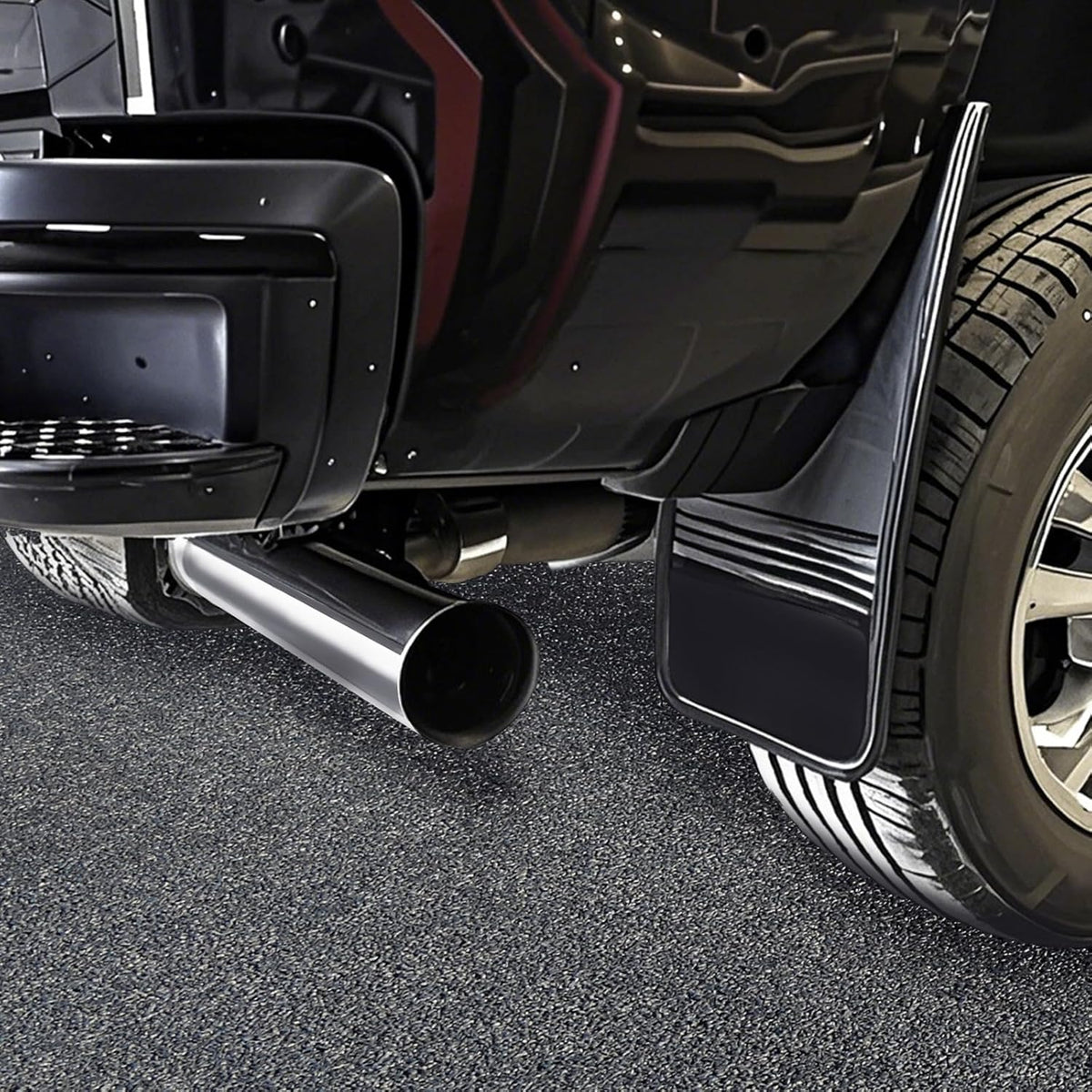 Diesel Exhaust Elbow Tip, Side Exit Exhaust Tip, Chromed Turndown Exhaust Tip (4'' Inlet/5'' Outlet)