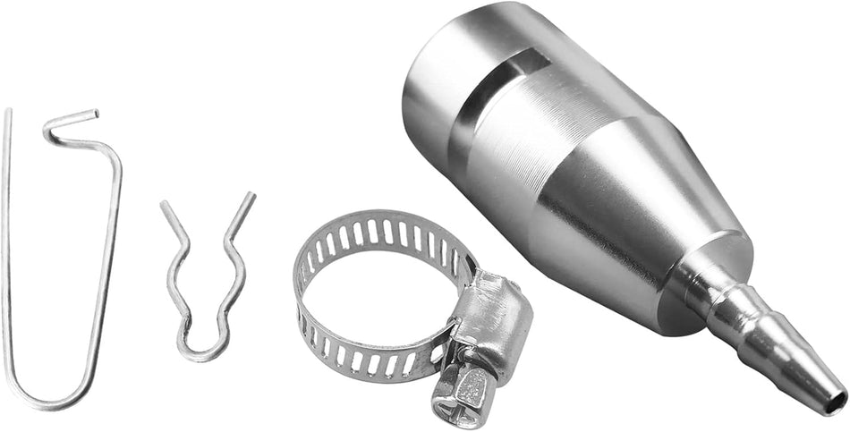 Aluminum Fuel Filter Return Line Connector Fits for Ford Powerstroke 6.7L 2017+ Repair Quick Connector Silver
