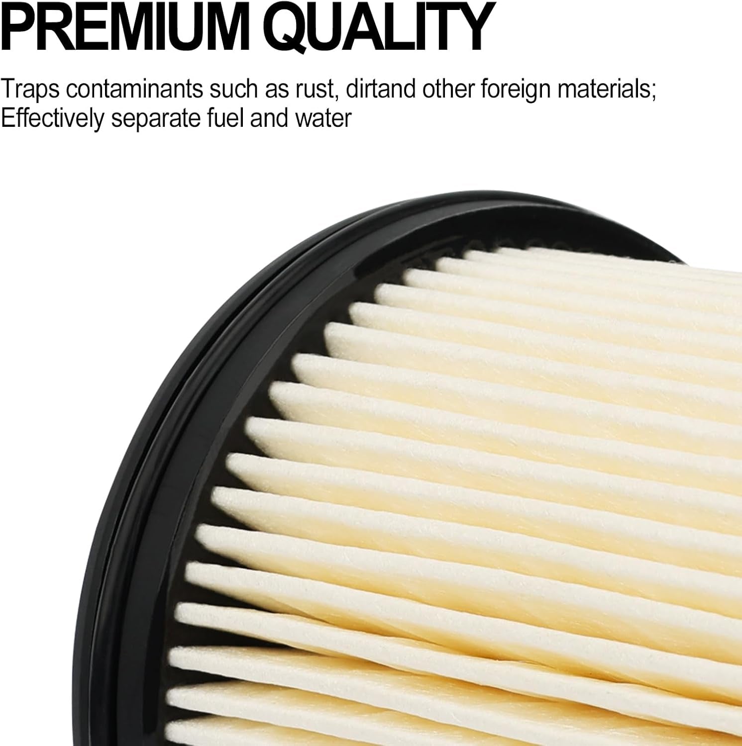 TP1015 Fuel Filter Compatible with 2017-2024 Chevy Cruze, Silverado, GMC, Sierra 6.6L Duramax Fuel Filter (2 Pack)