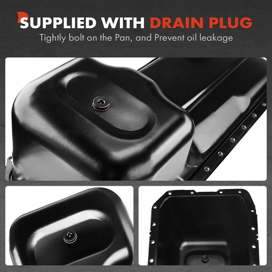 A-Premium Engine Oil Pan Replacement for Dodge Ram 2500 Ram 3500 2003-2010 5.9L 6.7L Diesel