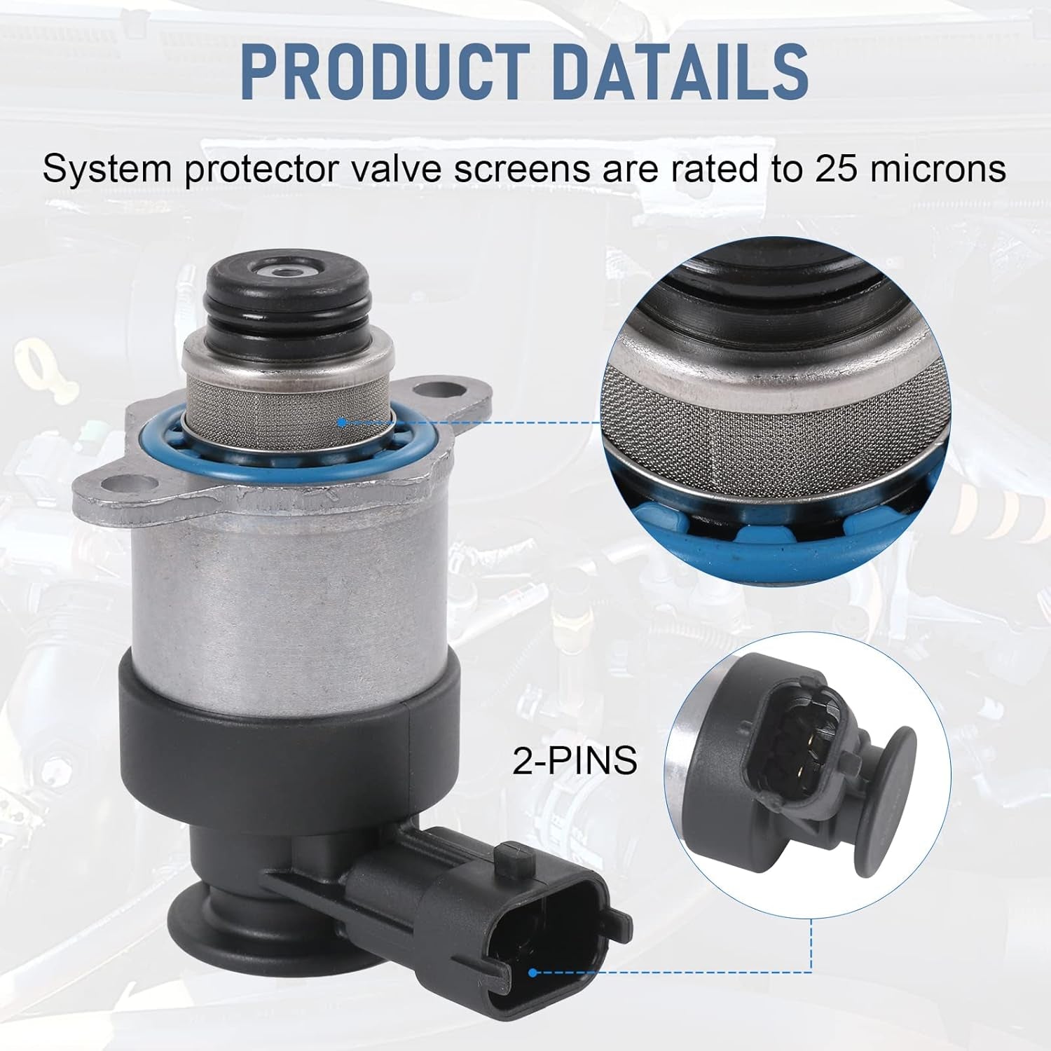 CP4.2 Improved Stock Inlet Metering Valve Fuel System Saver Replacement for 2011-2016 Chevy Silverado/Gmc Sierra 6.6 LML Duramax Diesel Replace# E05-10505, E05 10505