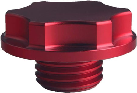 Billet Aluminum Oil Fill Cap for 1999-2010 Ford Powerstroke Diesel 6.0L 7.3L 6.4L (Red)