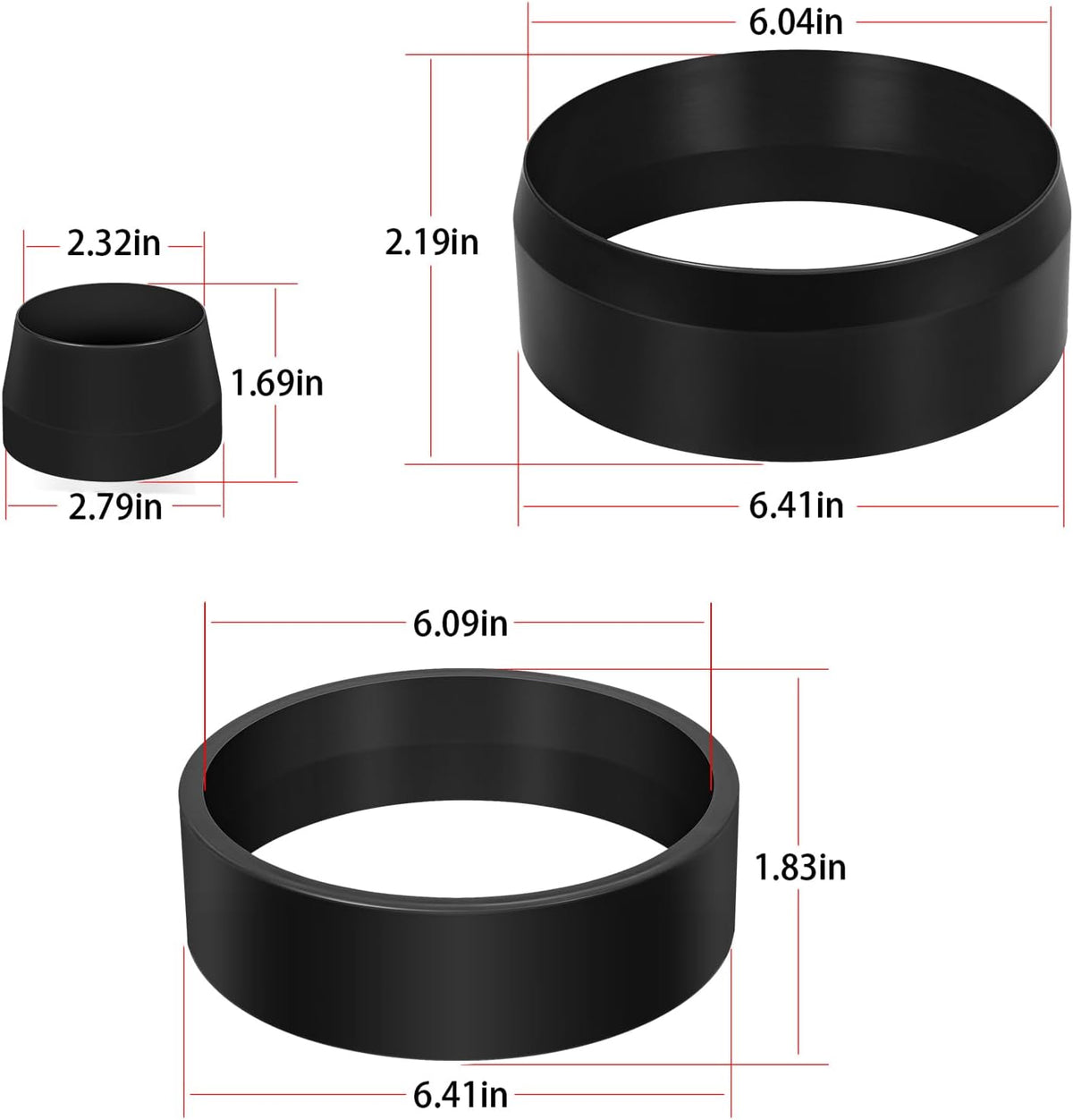 68Rfe Transmission Underdrive Piston and Retainer Install Tool for Dodge #T-3250-KM Bonded Molded Piston and Piston Retainer Tool(3Pcs)