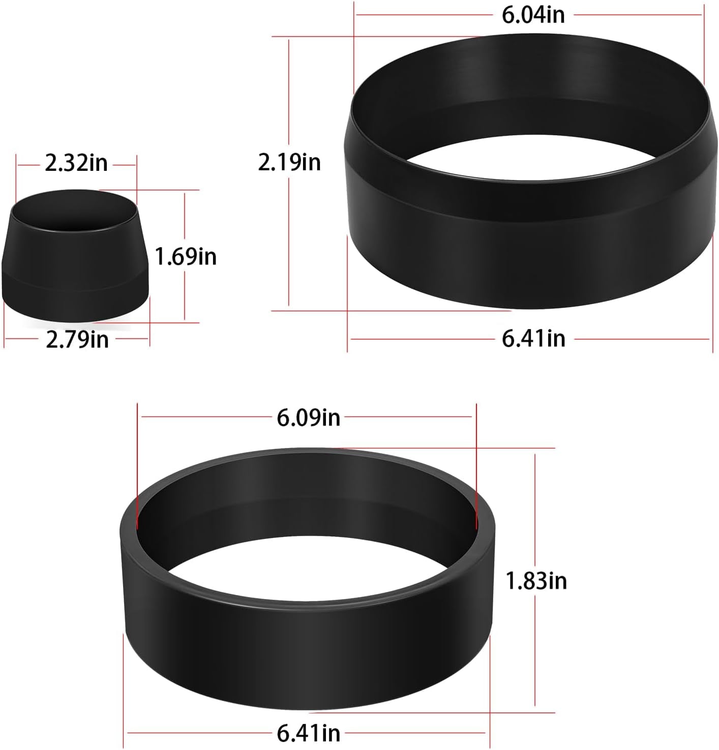 68Rfe Transmission Underdrive Piston and Retainer Install Tool for Dodge #T-3250-KM Bonded Molded Piston and Piston Retainer Tool(3Pcs)