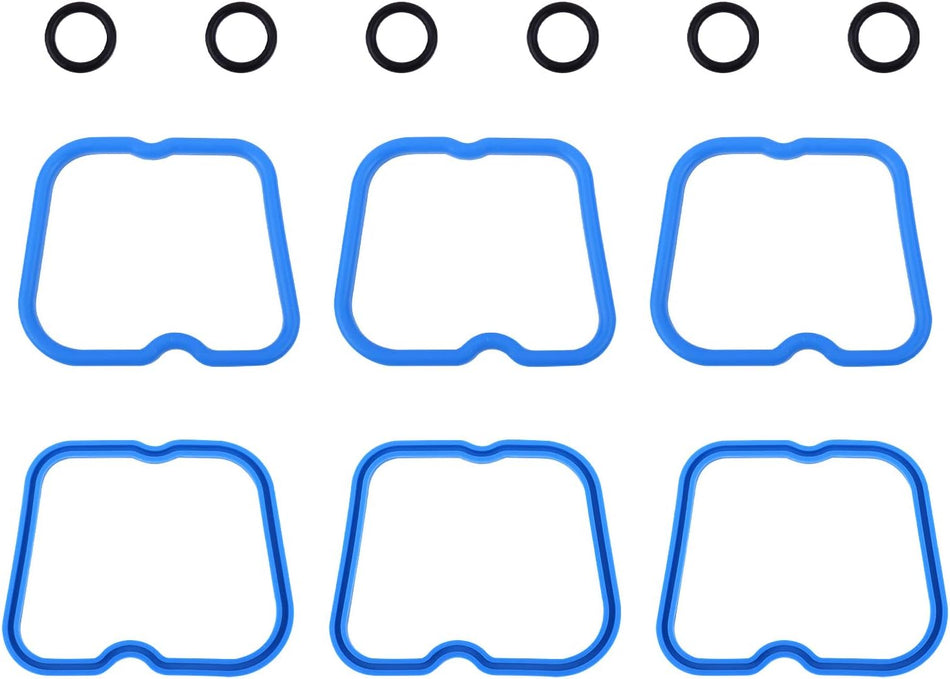 5.9 Cummins Valve Cover Gasket Seal Set (6Pcs) Fit for 1989-1998 Ram 2500 3500 D250 D350 W250 W350 Cummins 12V 6B 6BT 5.9L Replaces# 3902666 VS50396R1