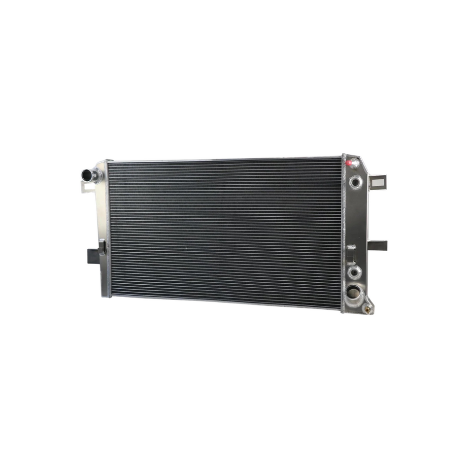 4 Row Performance Aluminum Radiator Compatible With Chevy Silverado 2500HD 3500 HD 6.6 Duramax LB7 LLY 2001-2005