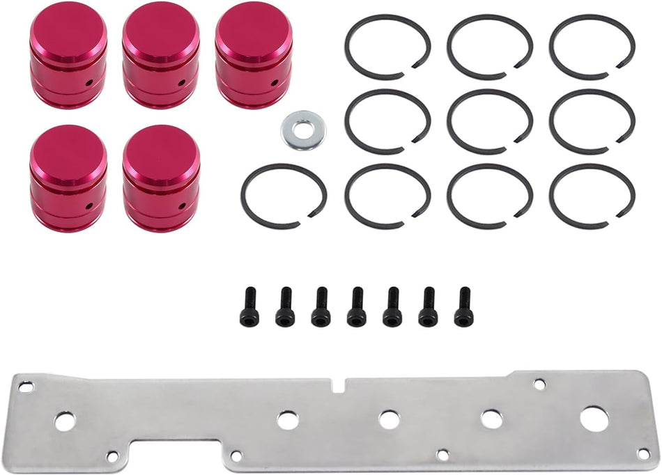 45RFE 5-45RFE 68RFE HD Billet Accumulator Pistons 5-Hard Anodized