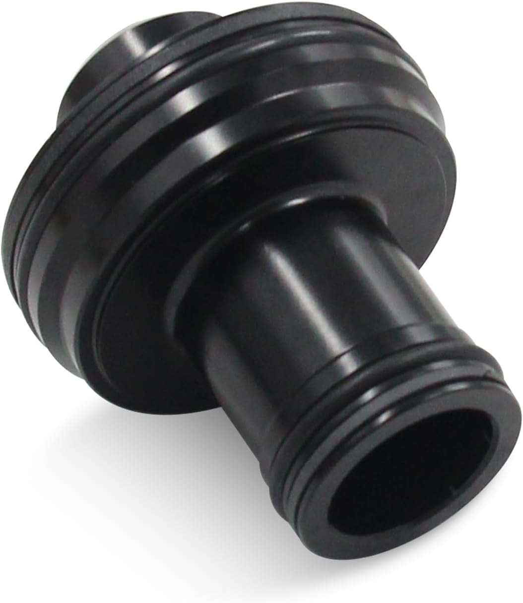 Aluminum Billet Accumulator Piston Kit 22841-04K Fit for Chrysler 42RE 42RH 46RE 46RH 47RE 47RH 48RE A727 A518 A618 A727 A904 Black&Blue (Black)