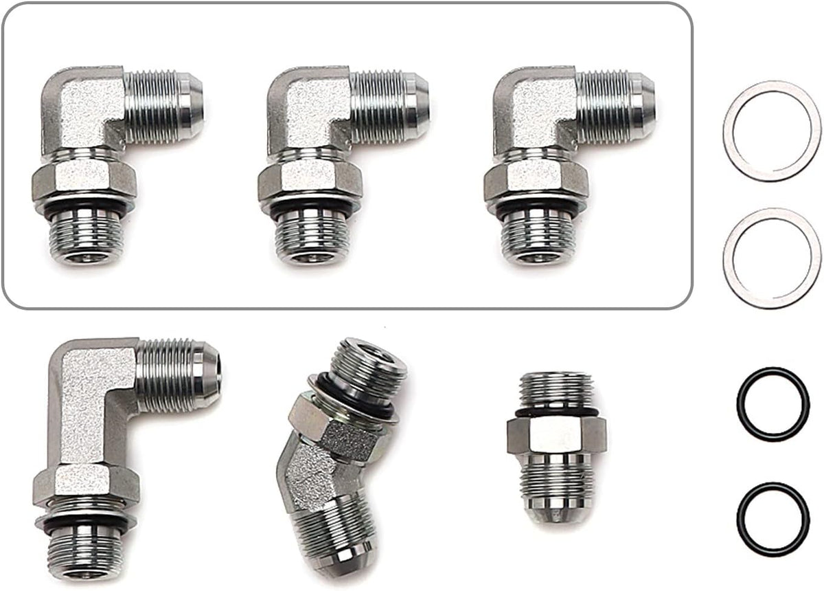 Allison-Transmission Cooler Hose Line Fitting Kit for 2006-2010 GM GMC Chevy 6.6L LBZ LMM Duramax Diesel