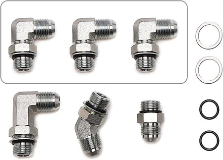 Allison-Transmission Cooler Hose Line Fitting Kit for 2006-2010 GM GMC Chevy 6.6L LBZ LMM Duramax Diesel
