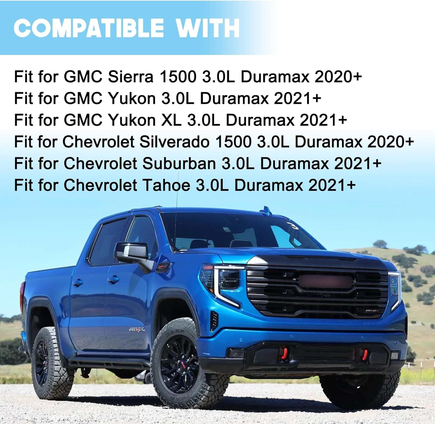 55513244 Upgraded Turbo Intercooler Resonator Tube Compatible with GMC Yukon Chevrolet Silverado Tahoe Suburban with 3.0L Duramax 2020-2024 (O-Ring Included)