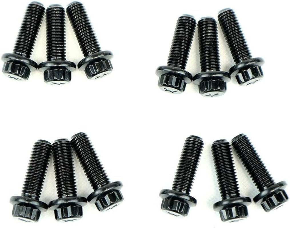 12 Point up Pipe Bolt Set Compatible with 2001-2016 Chevy Silverado/Gmc Sierra 6.6L LBY LLY LBZ LMM LML Duramax Diesel