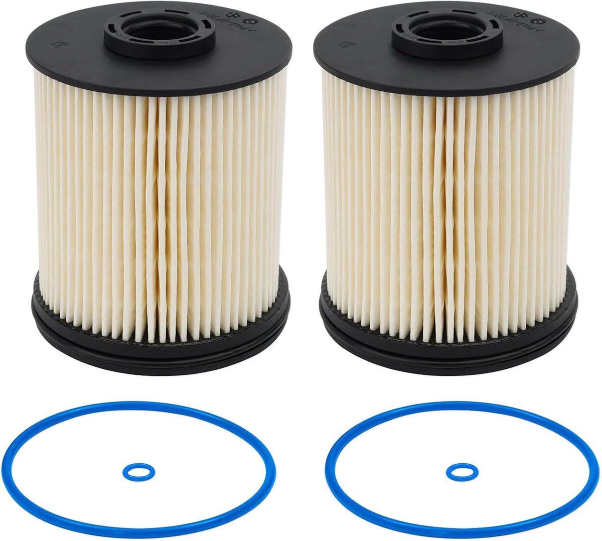 TP1015 Fuel Filter Compatible with 2017-2024 Chevy Cruze, Silverado, GMC, Sierra 6.6L Duramax Fuel Filter (2 Pack)