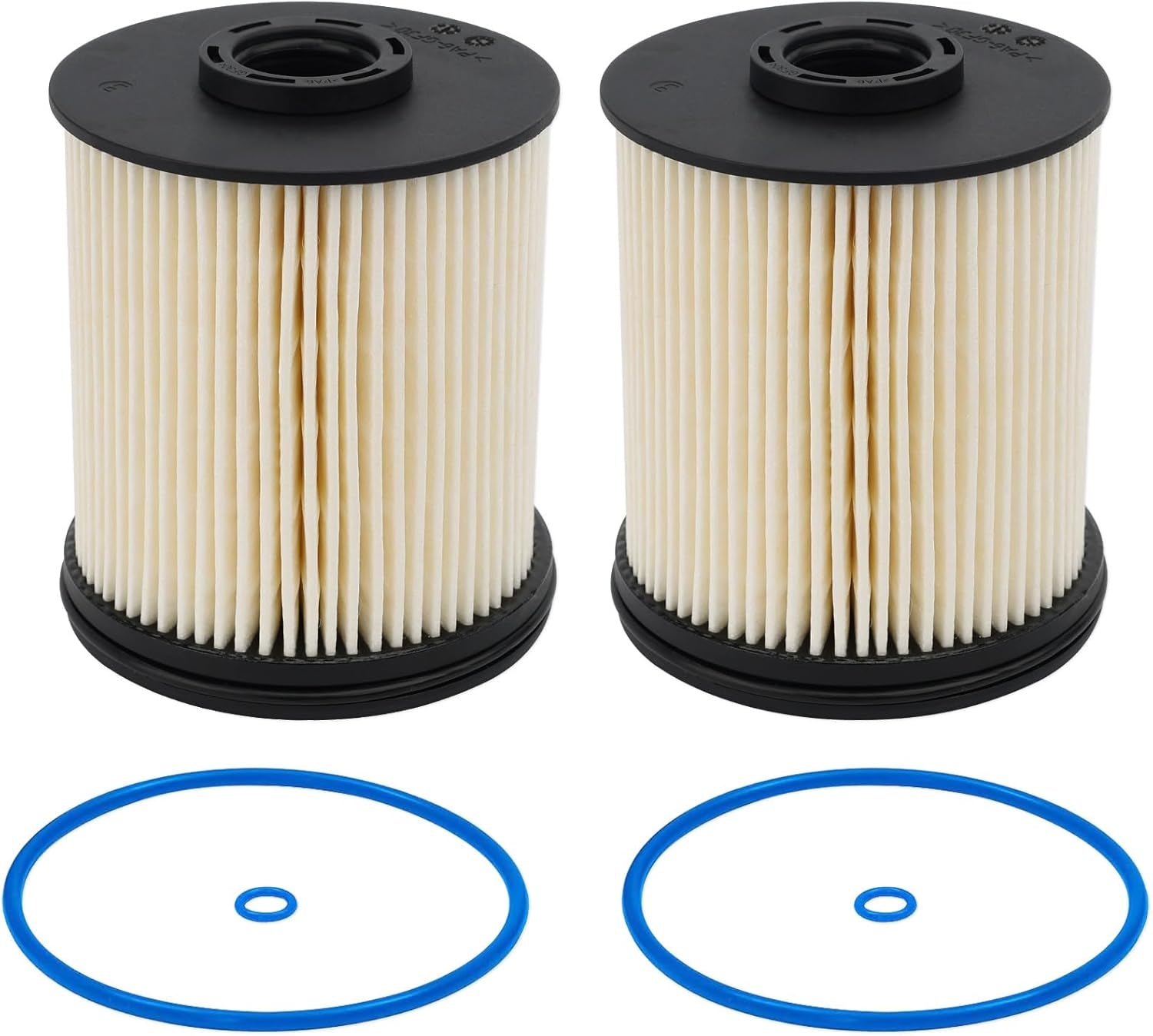 TP1015 Fuel Filter Compatible with 2017-2024 Chevy Cruze, Silverado, GMC, Sierra 6.6L Duramax Fuel Filter (2 Pack)