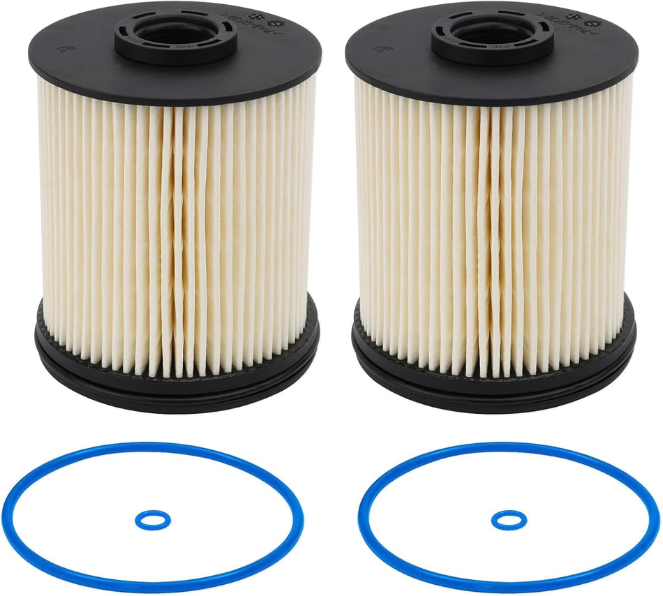 TP1015 Fuel Filter Compatible with 2017-2024 Chevy Cruze, Silverado, GMC, Sierra 6.6L Duramax Fuel Filter (2 Pack)