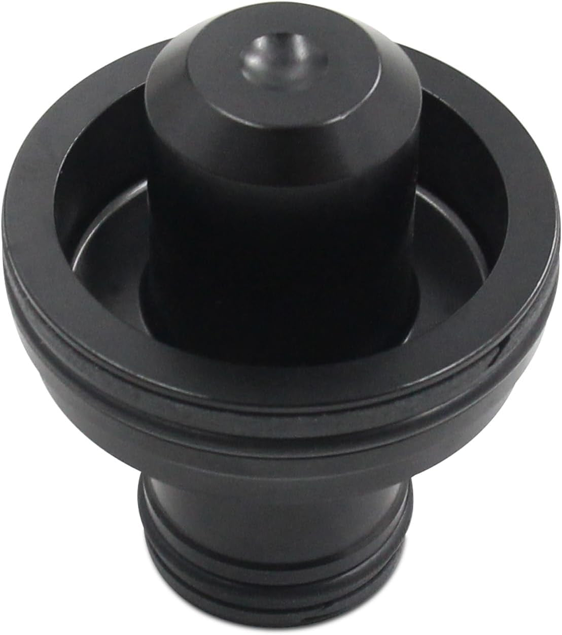 Aluminum Billet Accumulator Piston Kit 22841-04K Fit for Chrysler 42RE 42RH 46RE 46RH 47RE 47RH 48RE A727 A518 A618 A727 A904 Black&Blue (Black)