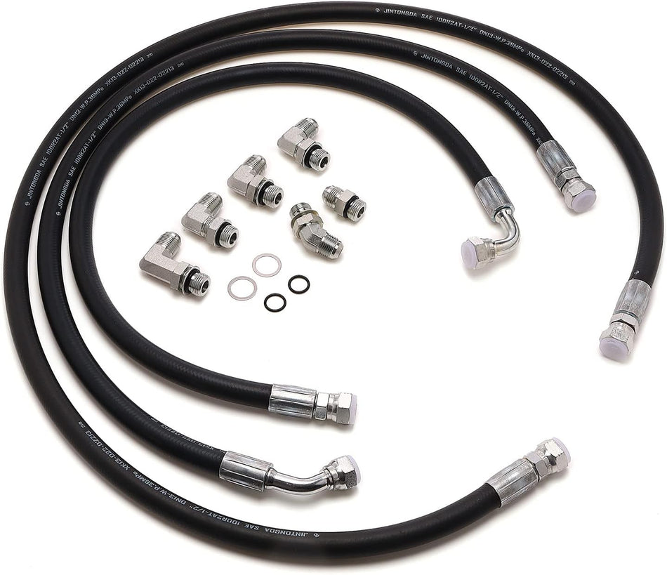 Allison-Transmission Cooler Hose Line Fitting Kit for 2006-2010 GM GMC Chevy 6.6L LBZ LMM Duramax Diesel