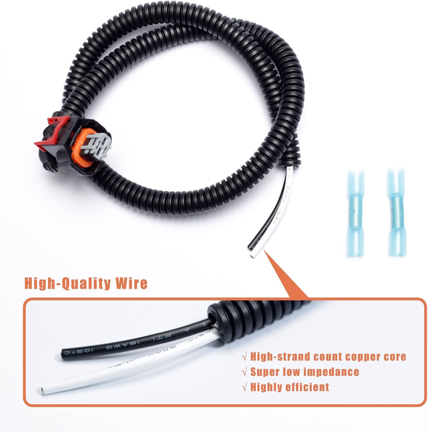 PT3739 Injector Pigtail Connector Replacement for Duramax L5P Engine V8 6.6L Original Equipment Multi-Purpose Wire Plug Pigtail Kit