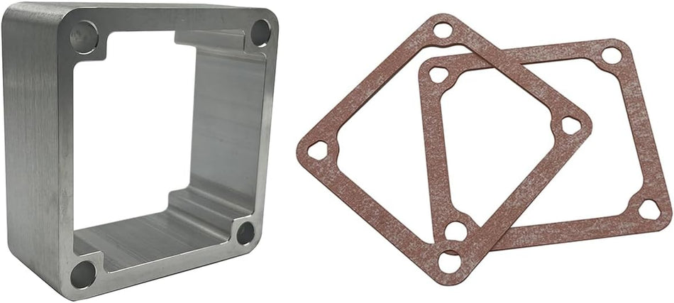 Cummins Engine Air Intake Connection Spacer Air Intake Heater Spacer W/Gaskets Compatible with 1994-2009 Dodge Ram Cummins 12V ISB QSB 5.9L 2500 3500
