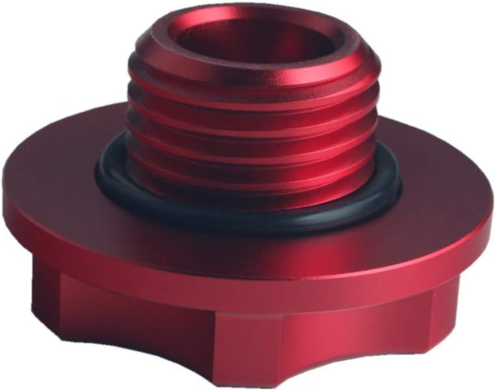 Billet Aluminum Oil Fill Cap for 1999-2010 Ford Powerstroke Diesel 6.0L 7.3L 6.4L (Red)