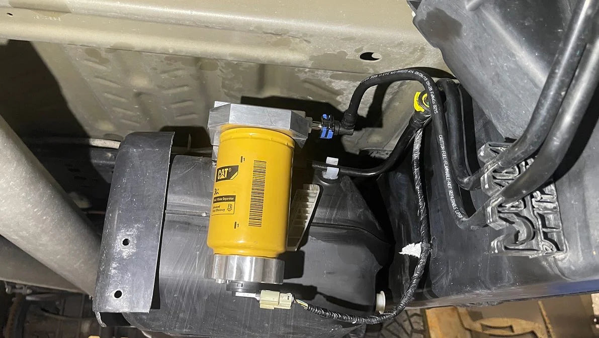 17-19 6.7 Powerstroke Front & Rear Cat Fuel Filter Adapter & Fuel Bowl Delete - Auction - The Diesel Market Place