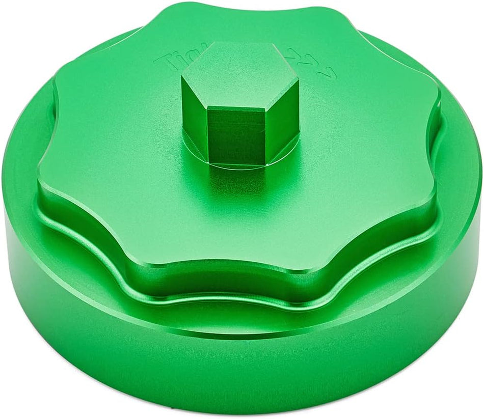 Fuel Filter Canister Housing Cover Cap Compatible with 2010-2019 Dodge Ram 6.7L 2500 3500 4500 5500 Cummins Diesel Engine Green