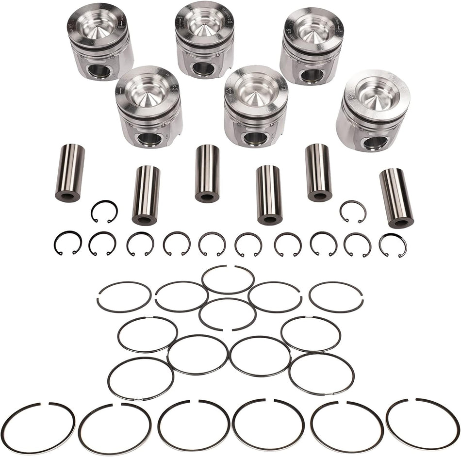 07-19 6.7 Cummins Piston and Ring Set (Standard Size)