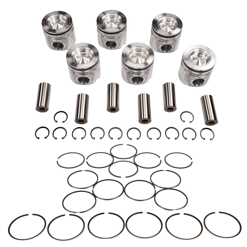 07-19 6.7 Cummins Piston and Ring Set (Standard Size)