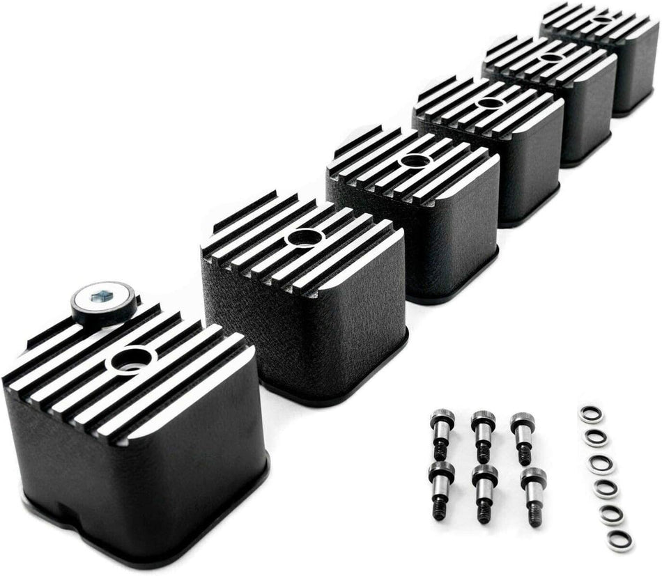 GXP Aluminum Valve Cover Kit w/Oil Fill Compatible with 1988-1998 Dodge Ram 5.9 12V Cummins Diesel